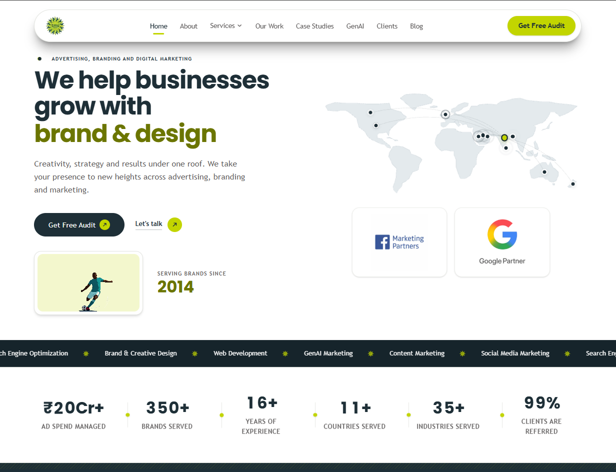 TMS Creatives website screenshot